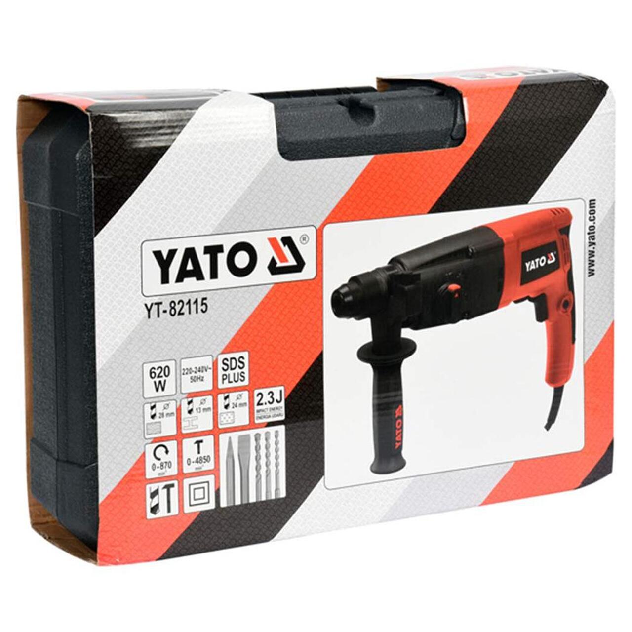 Електрически перфоратор YATO YT 82115, SDS+, 620 W