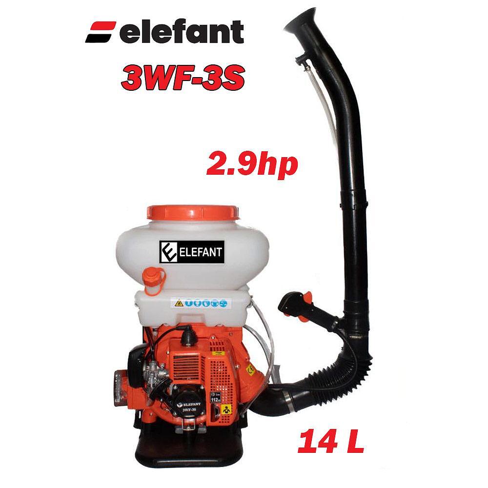 Бензинова градинска пръскачка Elefant 3WF-3S, 2.9 к.с., 14L, 41.5 cм³, с помпа за вертикално пръскане
