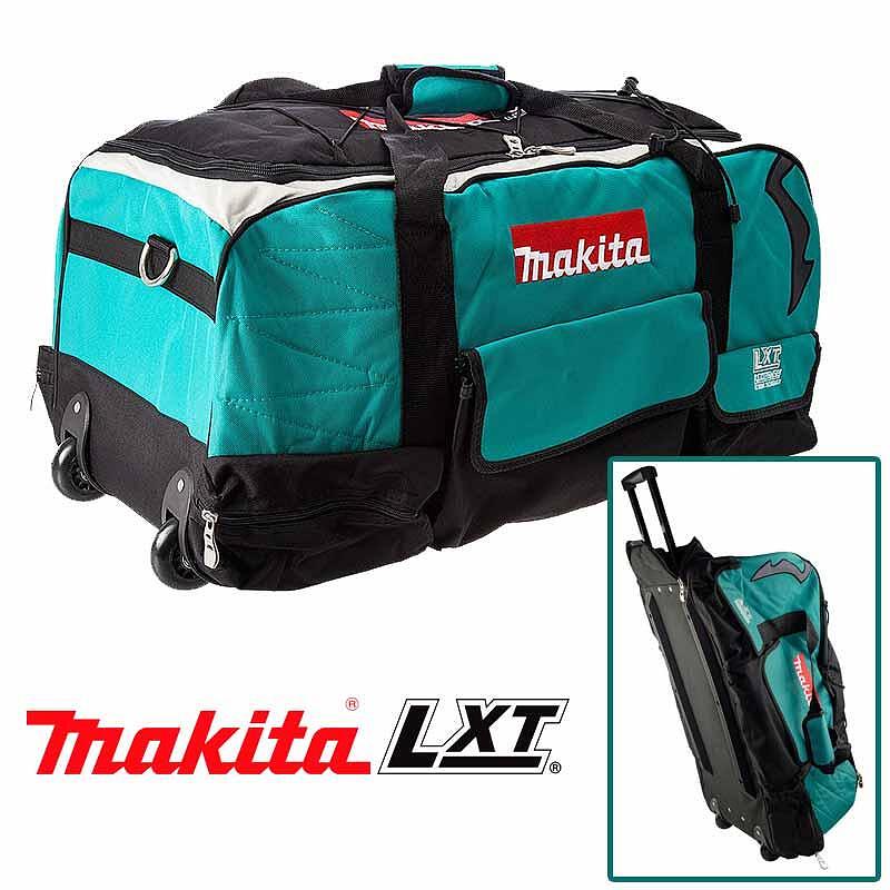 Чанта / Сак за инструменти Makita LXT600, с колела и телескопична дръжка, 660 x 310 x 300 mm