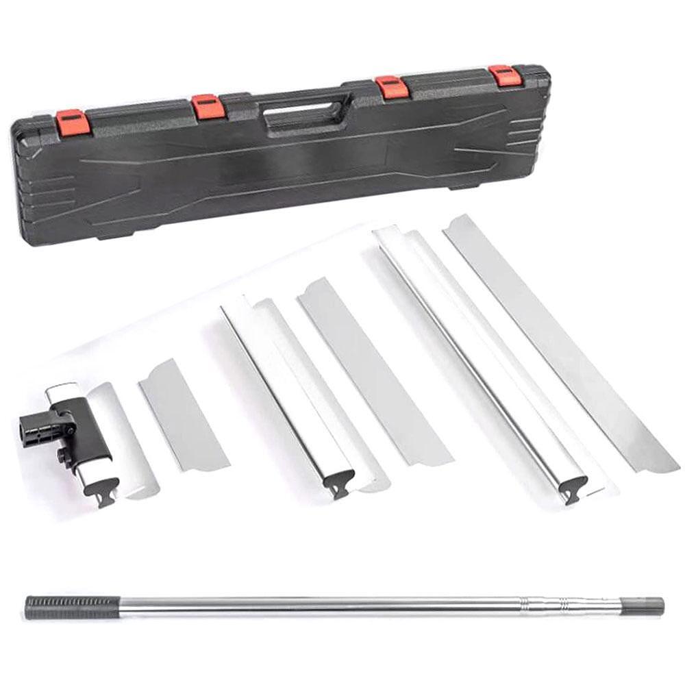 Комплект ножове за шпакловане, резервни остриета, държач и телескопична дръжка /6273/