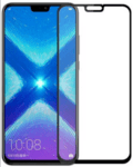 Стъклен протектор Honor 8/8A/8X/8Lite за цял екран с рамка