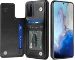 Кожен кейс портфейл със слотове за кредитни карти за iPhone SE (2020)-Copy
