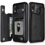 Кожен кейс портфейл със слотове за кредитни карти за iPhone SE (2020)-Copy