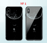 Astronaut glass case за iPhone 12 / 12 Mini / 12 Pro / 12 Pro Max-Copy