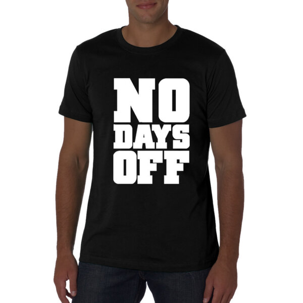 PREMIUM Fitness póló "NO DAYS OFF"
