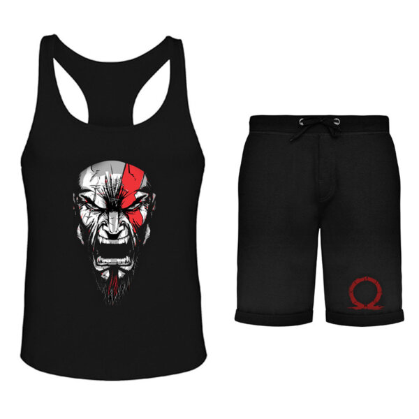 Nyári sport együttes trikó és rövidnadrág  "GOD OF WAR"