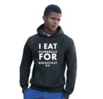 Fitness pulóver "I EAT DUMBBELLS"