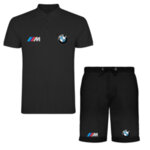 Férfi Rövid ujjú Ing hímzés BMW MPower-Copy