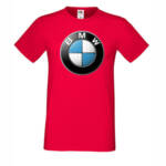 Pamut póló, nagy BMW logóval