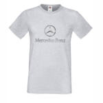 Pamut póló, nagy Mercedes-Benz logóval