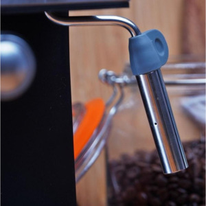 Еспресо машина за 1 или 2 кафета Voltz V51171A, 850W, 15 бара, Крема диск, Разпенване, помпа ULKA, Инокс