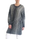 Ръчно плетен пуловер INES