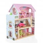 Дървена къща за кукли  MILA 4110