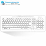 Клавиатура Delux DLK-OM02U White