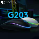 Геймърска мишка Logitech G203 Lightsync АУТ
