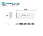 Orico хъб USB2.0 HUB 4 port White FL01-WH