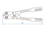 Арматурна ножица 600mm - 6131-24 KING TONY