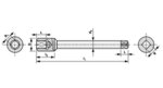 Удължител за метчик 2.1mm  CZtool 999 021