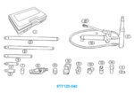 Pазпъвачка комплект 10t  9TY120-10A-B  KING TONY