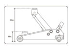 Крик 3t крокодил 140-520mm T83001 9TY132B-03A-B KING TONY