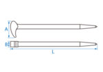 Щанга 300mm - 9TK312 KING TONY