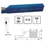 Стругарски нож отрезен 20x20x125 десен P30 ISO7 DIN4981