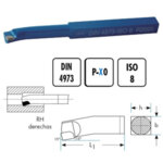 Стругарски нож за проходен отвор 20x20x250 десен P30 ISO8 DIN4973