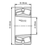 22206-EXQW33K NACHI лагер 30x62x20