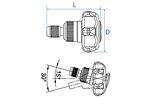 Тресчотка за битове 1/4" - 2746 KING TONY