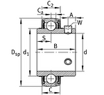 UC207 NACHI лагер 35x72x20/42