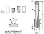 G1/4" метчик комбиниран CS 112 1403 CZtool