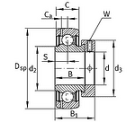 KH205 (UE205) ASAHI лагер 25x52x31/15