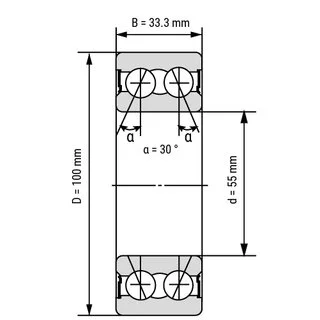 B22-19C3 NSK лагер 22x62x17