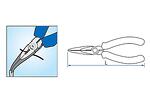 Клещи жус криви 200mm - 6331-08 KING TONY