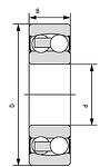 2203-2RS-TVH FAG лагер 17x40x16