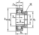 KH210 (UE210) ASAHI лагер 50x90x43.8/22