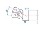 Каре (кардан) 3/8" - 3794 KING TONY