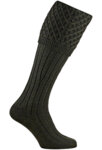 Чорапи Cable Stitch - зелени