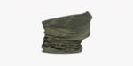 Тънък шал - зелен камуфлаж