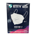 5 броя Защитна маска FFP3 NR за лице с клапа за многократна употреба