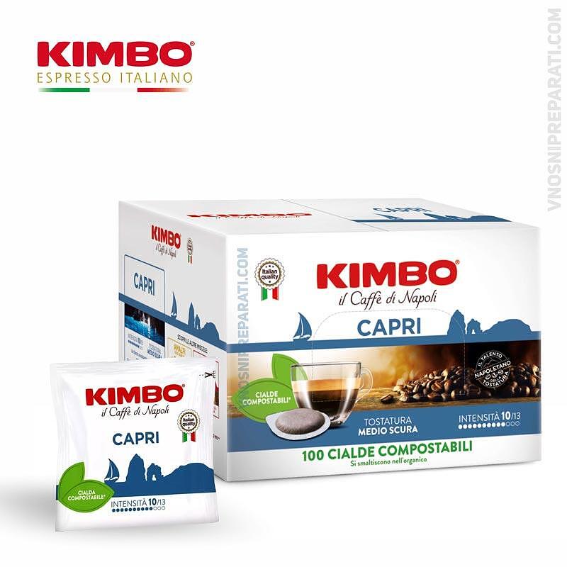 KIMBO - Amalfi 100% Arabica - 100 Dosettes café ESE 44mm