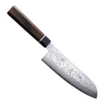 Кухненски нож Suncraft, Senzo Black, сантоку 16.7 см