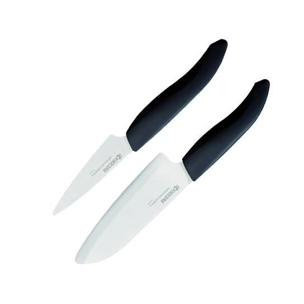 Комплект Kyocera - FK-075WH/140WH, 2x керамични ножа, бели остриета