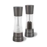 COLE&MASON Комплект мелнички за сол и пипер “DERWENT GUNMETAL“ - 19 см. - с механизъм за прецизност - цвят графит