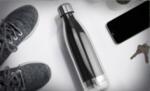 ASOBU  Двустенна термо бутилка “VIVA LA VIE“ - 525 мл - цвят черен