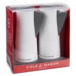 COLE & MASON Комплект мелнички за сол и пипер “OXLEY“ - 14,5см - цвят бял