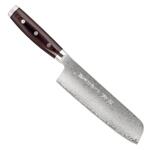 Нож тип "накири" Yaxell - SUPER Gou 161, дамаска стомана, 18см острие