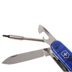 Швейцарски джобен нож Victorinox Cyber Tool 34 1.7725.T2, прозрачно син