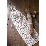 PEBBLY Многократна памучна торбичка за хляб и багети - 20 х 65 см.