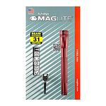 Фенер Mini MAGLITE® 2-Cell AAA, червен блистер